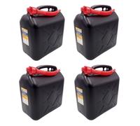 4 X Jerrycan 20L Carburant Bidon Plastique Diesel Essence Huile
