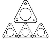 4 x Joint de tuyau d'échappement BOSAL