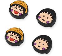 4 X Joy Con Switch Caps For Gamepads,Thumb Grip Caps For Switch/Switch Lite/Switch Oled Joy Con,Cute Girl