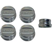 4 x Knott enjoliveur - capuchon de graisse - cache poussière Ø 64 mm - Knott Nr. 47151