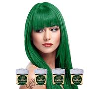 4 x La Riche Directions Semi-Permanent Hair Color 88ml Tubs - APPLE GREEN