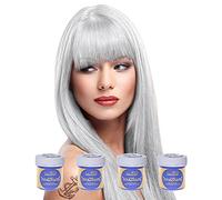 4 X La Riche Directions Semi-Permanent Hair Color 88ml Tubs - White Toner