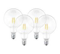 LEDVANCE Lampe LED Smart avec Bluetooth, globe à filament, E27, dimmable, remplace les lampes à incandescence par 50W, blanc chaud(2700K),contrôlable avec Google,Alexa et Apple Voice Control,SMART+ BT