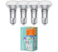Ledvance Lampe Led Intelligente Avec Bluetooth Mesh, Lampe Spot R63 Pour Culot E27 En Verre De 6w, Remplace Les Lampes Classiques À Réflecteur De 60w, Contrôlable Avec Alexa & Google Assistant, 1-Pack