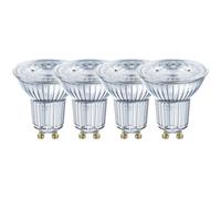 LEDVANCE Lampe LED Smart avec Bluetooth, E27, dimmable, blanc chaud (2700K), remplace les lampes à incandescence de 44 W, contrôlable avec Google et Alexa, SMART+ BT Filament Edison Dim, lot de 4