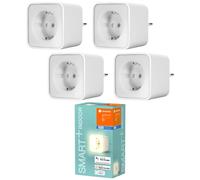 4 X Ledvance Smart + Fiche Prise & Veilleuse App Google Alexa Apple Bluetooth