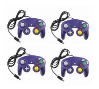 4 X Manette pour Nintendo Wii, Wii U et Gamecube - Violet