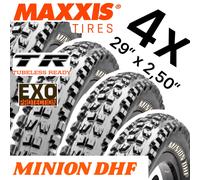 4 X MAXXIS MINION DHF 29X2,5'' WT VTT DH E-Bike Vélo Pneu Pliant Tubeless Ready