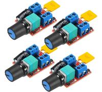 4 x Mini Motor Speed Controller,PWM Speed Regulator,DC 5V-35V 5A Adjustable PWM Switch,6V 12V 24V Speed Dimmer Switch with LED Indicator