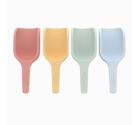 4 x mini pelles pastel | Pelles sensorielles en silicone pour enfants | Pelles pour jeu sensoriel enfant | Accessoires de cuisine de boue et jeu salissant | Convient dès 10 mois