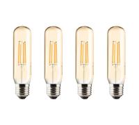4 X Müller-Licht LED Filament T32 Vintage Tubes 4,5W = 32W E27 Or Extra Chaud