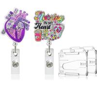 4 X Nurse Badge Holder Neck Strap Badge Holder Badge Holder Gift For Teachers' Office Nurses