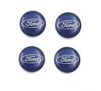 4 x OD54mm Bleu Ford logo enjoliveur Centre De Roue Jante Cache Moyeu Pour Focus Fiesta Mondeo Escort Ecosport Kuga