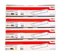 4 X Original Cartouche D'Encre OKI C911 C931 C941 Dn Hdn / 45536416 - 45536413