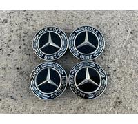 4 X Original Mercedes-Benz Cache Moyeu A2224002200 75 mm Neuf