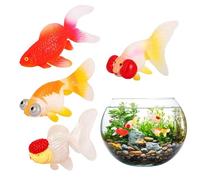 4 x ornements de poisson - Poisson artificiel | Décoration créative d'animaux marins flottants pour affichage Home Garden Indoor Fish Tank