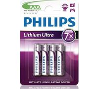 4 x Philips Pile AAA FR03 Micro 1,5V Ultimate Lithium Ultra