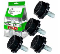 4 x Pieds en Caoutchouc Ø32mm Lave Linge 2005600200 pour Arcelik pour Beko | Code Original 2912700500 2912701400 - Garantie de 5 Ans - ONIX TECH
