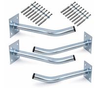 4 x PREMIUMX pneus de voiture support mural 35 cm Pneus Support pour jantes pneus de voiture support mural + Jeu de vis de montage