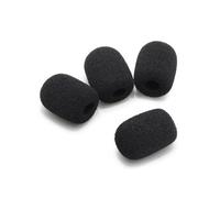 Okuli 4 x Remplacement Noir Mousse Microphone Coussin pour Casque Écouteurs - 30mm