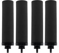 4 x Replacement Water Filter 1 Micron for Berkey BB9-2 Purification Elements Black Compatible with Berkey Gravity Filter System