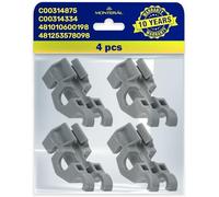 4 x Roulements Panier Inferieur Lave Vaisselle 481010600198 pour Whirlpool | 481253578098 C00314875 C00314334 pour Ignis pour Bauknecht - Garantie de 10 Ans - MONTERAL