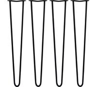 4 x SkiSki Legs 71cm 2 entretoises Hairpin Epingle à cheveux Pieds de chaise de table en acier 12mm