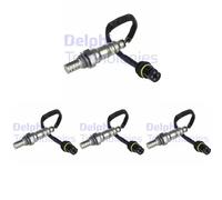 4 x Sonde lambda DELPHI pour MAYBACH, MERCEDES-BENZ, Bouchon de bloc-moteurT