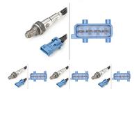 4 x Sonde lambda HELLA pour CITROËN, FIAT, PEUGEOT, SAAB 1007, 106 II, 206