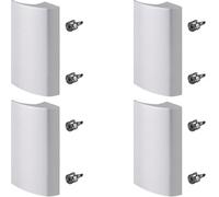 4 x SOTECH Poignée de porte de balcon SEJA II aluminium anodisé 85 x 40 x 20 mm Poignée de porte de terrasse