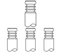 4 x Soupape d'échappement MAHLE pour AUDI, FORD, SEAT, SKODA, VW A2, A3 8L, A4