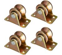 4 X Steel Idler Pulley For 6mm Strings, Pulley With 2 Ball Bearings