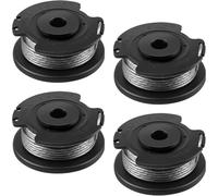 4 x Strimmer Spools ¿1.65mm 4.9m Strimmer Line Compatible with Bosch Art 23 26 EasyGrassCut 23,26,18 Art 23 SL 26 SL Brushcutter