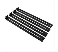 4 x Support de réparation de tiroir4 x écrous hexagonaux4 x écrous papillon4 x vis courtes8 x vis,Métal,Noir