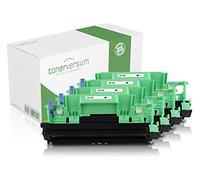 4 x Tambour à compatibles Brother DR-1050 pour HL 1110 1112 HL 1210 W 1212 W DCP 1510 1512 DCP 1610 W 1612 W MFC 1810 1910 W 10000 pages Banque de toner noir Black Set économique Unité tambour