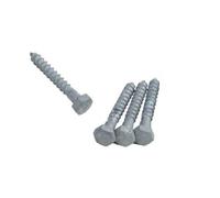 4 x Tirefond Galva pour pose sur terrasse bois - Barrière piscine bois