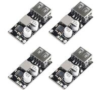 4 x USB Buck Converter,DC-DC Step-Down Module 4.5-32V 12V 24V to 5V QC 3.0 Charging Module Voltage Regulator Voltage Transformer Board
