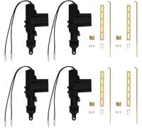 4 X Voiture Noire Plastique Universel À Toute Épreuve Puissance Actionneur De Serrure De Porte 2 Fils 12v Centralisee Telecommande Porte