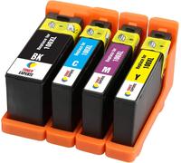 4 XL Cartouches d'encre compatibles avec Lexmark 100 100XL S305 S308 S402 S405 S505 S602 S605 S815 Pro202 Pro205 Pro208 Pro209 Pro705 Pro805 Pro901 Pro905 - Grande Capacité