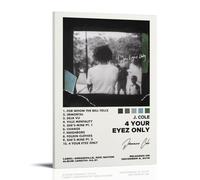 4 Your Eyez Only Poster décoratif sur toile - Poster mural moderne pour chambre à coucher - 60 x 90 cm