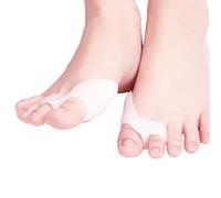 4 Zehenspreizer gegen Hallux Valgus mit Ballenschutz Fuß Halux Trainingsband