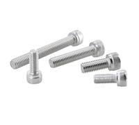 40-100 Pièces M2 .5 M3 Vis À Tête Creuse Hexagonale Boulon De Fixation 304 Boulons Capuchon En Acier Inoxydable Longueur 3-80mm(3mm (100pcs),M2)