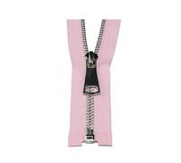 40-120cm 5# fermeture éclair en métal veste à extrémité ouverte manteau fermetures à glissière sac vêtements fermeture éclair Kit de réparation accessoires de couture, Rose, 90cm