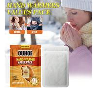 40/20/10/6/2 pièces Chauffe-mains et chauffe-pieds jetables, coussinets chauffants instantanés, bâtons chauffants corporels auto-adhésifs, patchs thermiques longue durée, chauffage efficace pendant 18