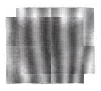 40 30cm Grille Barbecue decoupable, 2PC Tapis de Cuisson Réutilisable Grille Anti-adhésif pour Yaourtières Multi-Délices Barbecue