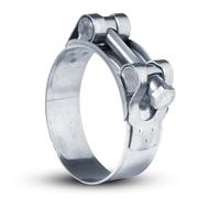 (40-43 mm) GBS acier inoxydable W4 V2A Colliers de serrage (pince d'échappement universelle collier de serrage pour tuyau d'échappement) (40-43 mm de largeur de bande 20 mm (vis M6))