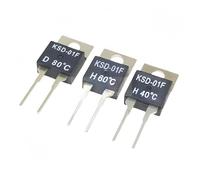 40 50 60 70 80 90 100 °C NC Normalement fermé NO Normalement ouvert 1,5 A Interrupteur thermique Capteur de température Thermostat KSD-01F JUC-31F(75C,Normally closed D)