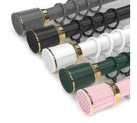 40-500cm Tringle à tension ajustable pour rideaux de douche,Extensible Tringles à Rideaux,Barre télescopique multifonctionnelle,Pour Armoires,Armoire,Balcon,Montage Sans Vis ni Perçage (Couleur : Bla