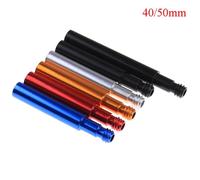 40/50mm Alliage D'aluminium Vélo Presta Valve Extender Vélo Pneu Roue Français Extensions De Valve Bouchons Adaptateur De Noyau