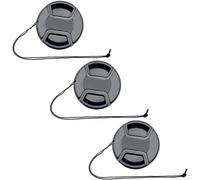 40.5mm Capuchon Bouchon D'Objectif Cache pour Objectif Sony E-Mount 16-50mm F3.5-5.6 pour Sony Alpha a6600 a6500 a6400 a6300 a6100 a6000 a5100 a5000, Diamètre 40,5 mm Cache-Lot de 3